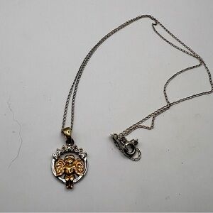 Angel Pendant marked RJ 925 Thailand on a 925 marked sterling chain